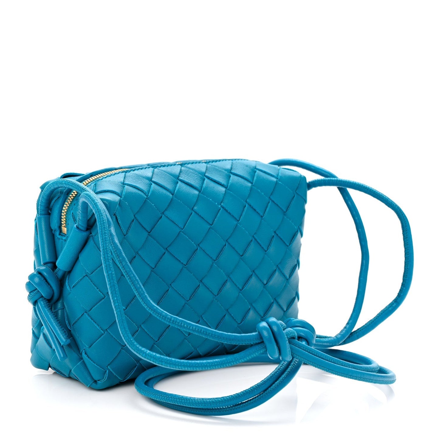 Nappa Intrecciato Mini Loop Camera Bag Blueprint