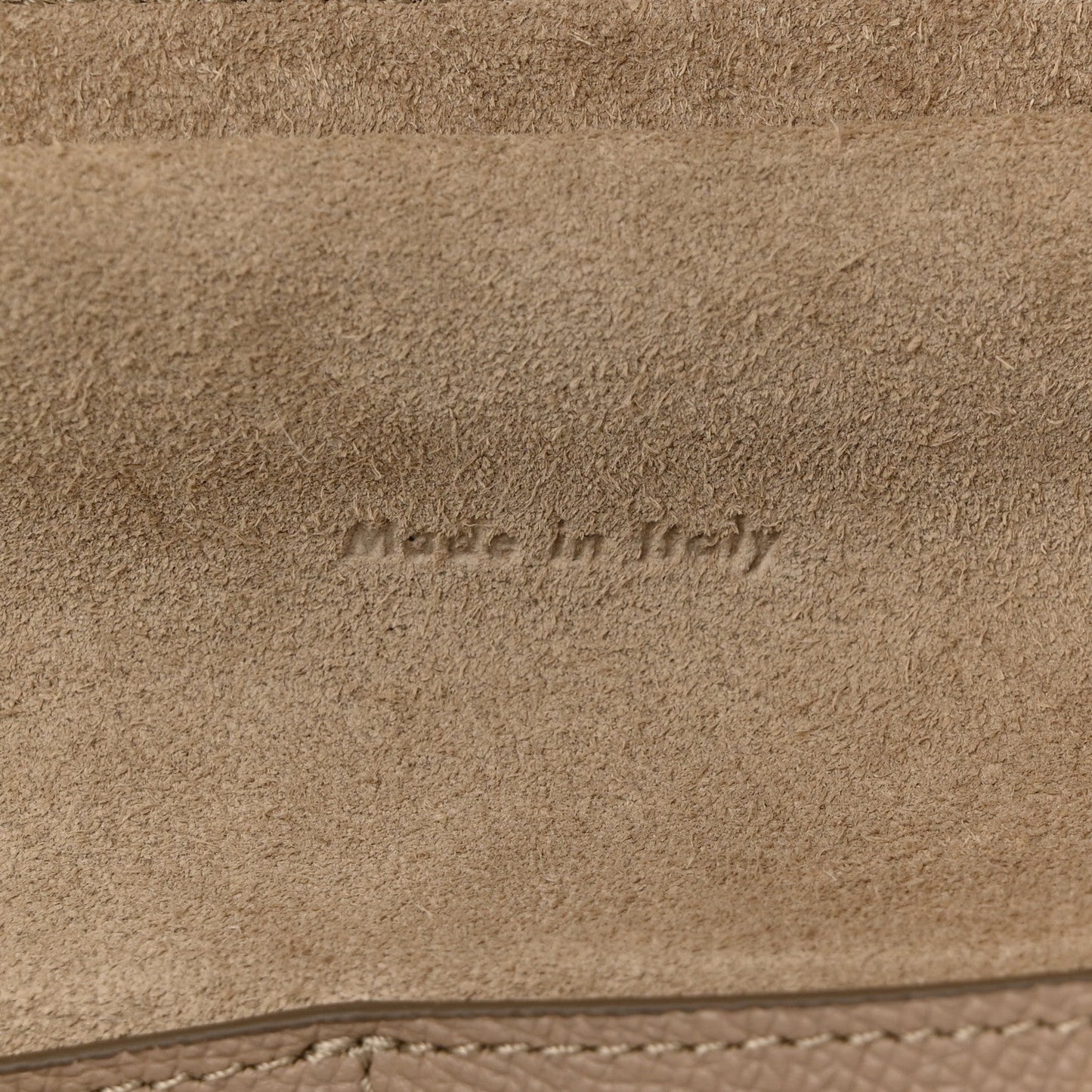 Grained Calfskin Mini Belt Bag Light Taupe