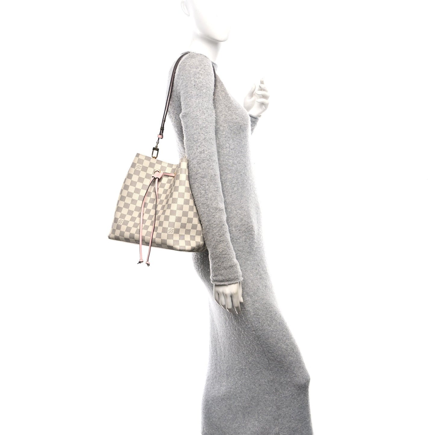 Damier Azur Neonoe MM Eau De Rose