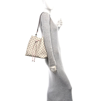 Damier Azur Neonoe MM Eau De Rose