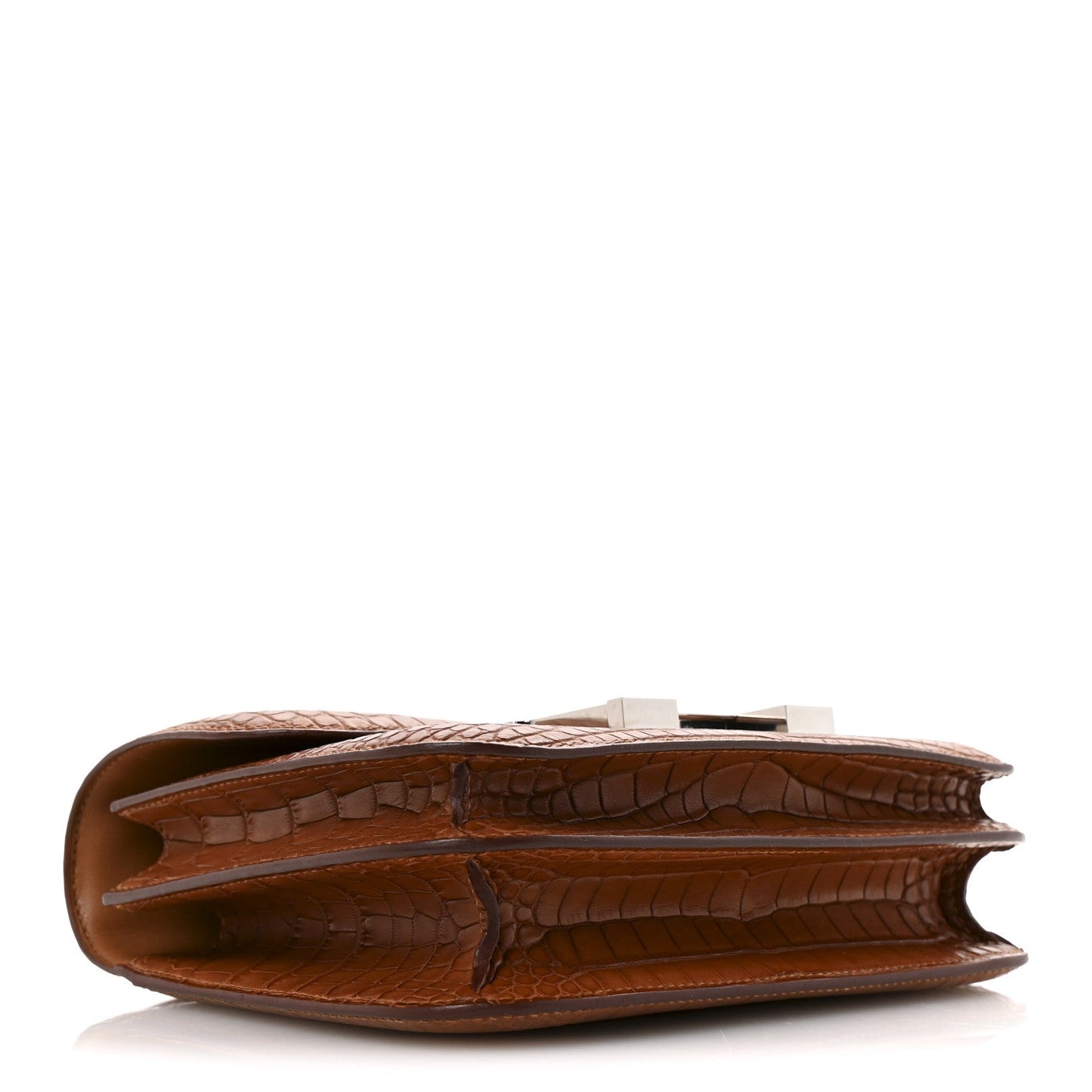 Matte Alligator Constance 18 Gold