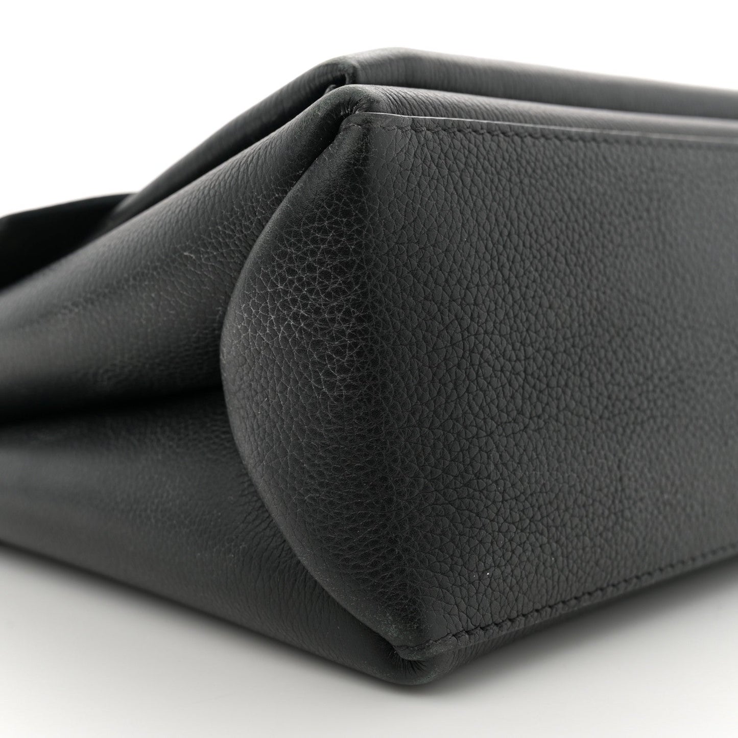 Soft Calfskin My Lockme Top Handle Black