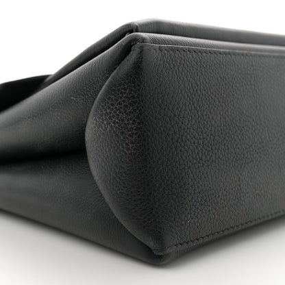 Soft Calfskin My Lockme Top Handle Black