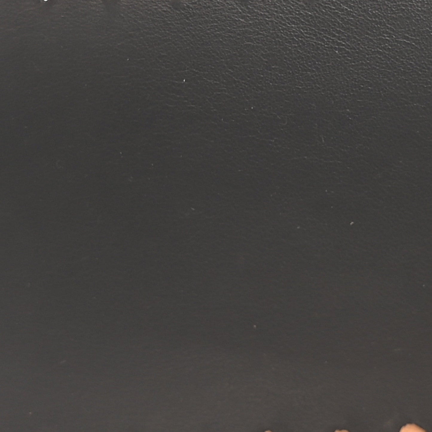 Raffia Effect Calfskin XS Hug Bag Natural Black