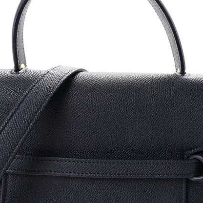 Grained Calfskin Micro Belt Bag Midnight