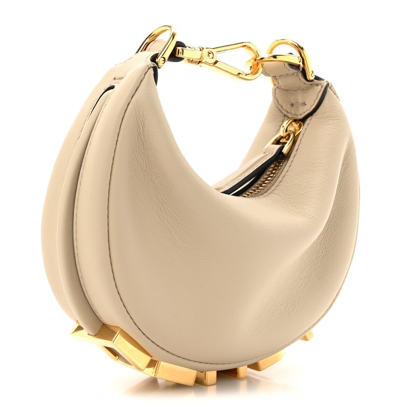 Vitello Grace Matte Nano Fendigraphy Hobo Charm Nuvola