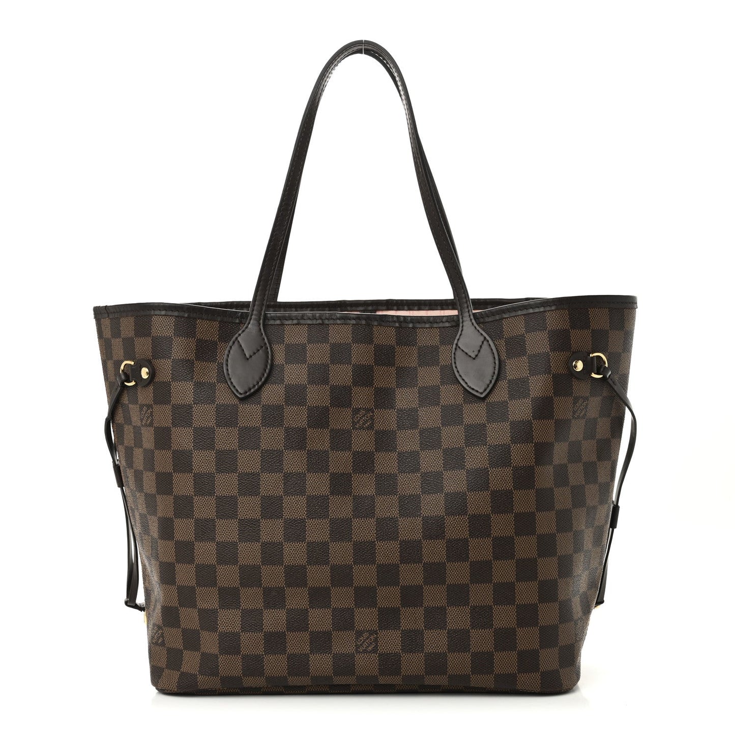 Damier Ebene Neo Neverfull MM Rose Ballerine