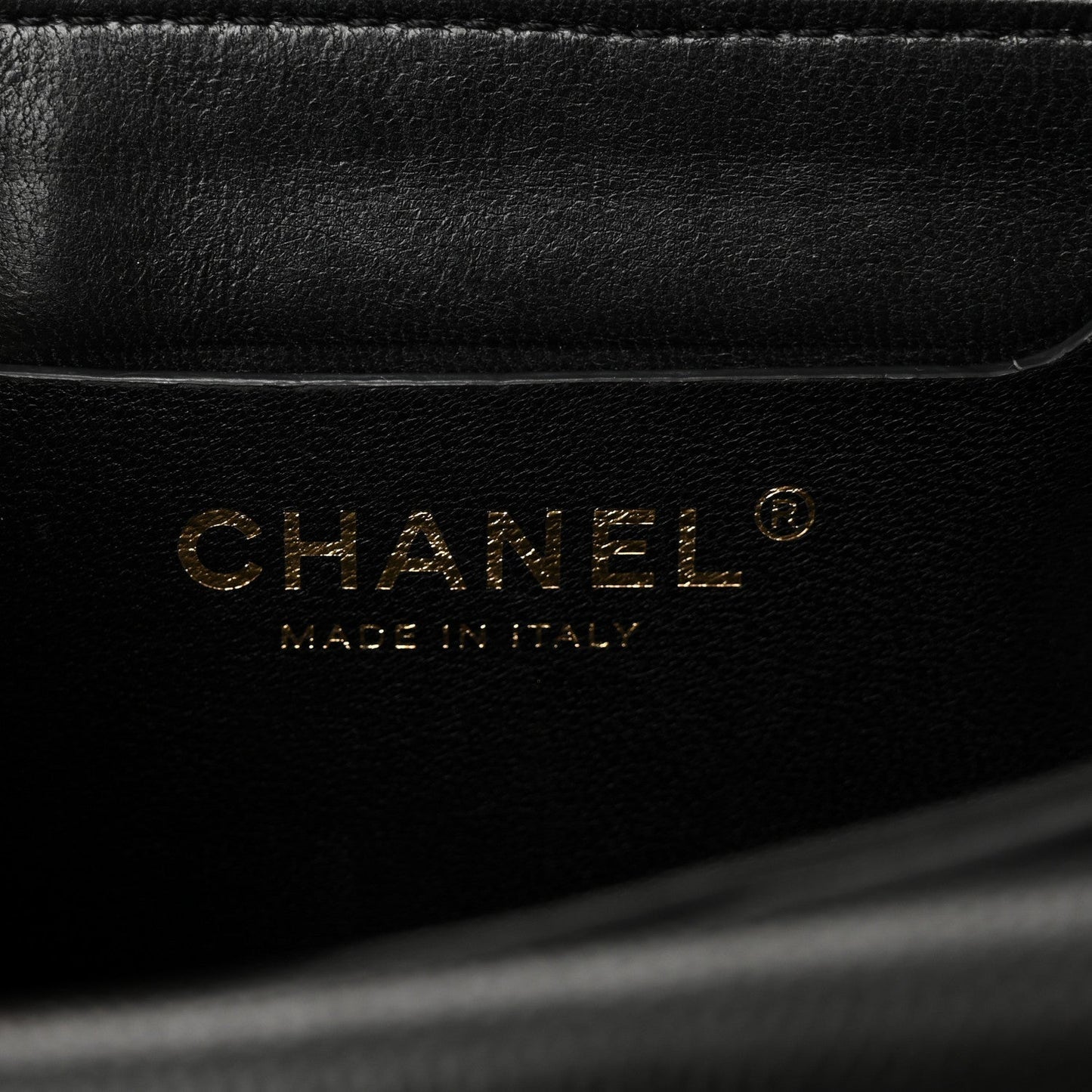 Caviar Quilted Mini Top Handle Flap Black