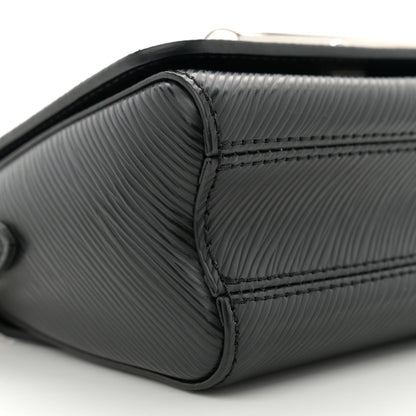 Epi Twist Lock Shoulder Bag XL Black