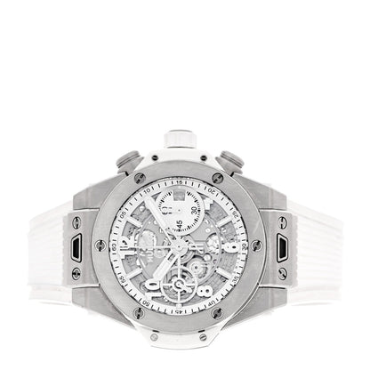 Titanium Rubber 42mm Big Bang Unico Automatic Watch White 441.NE.2010.RW