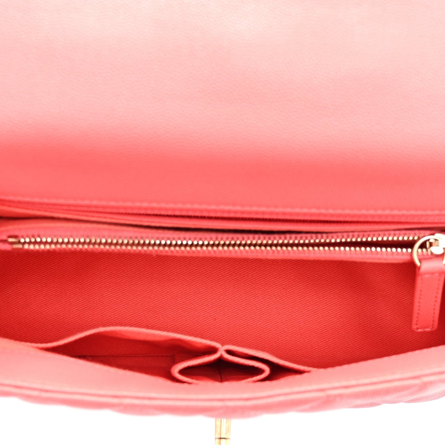 Caviar Quilted Small Coco Handle Flap Pink