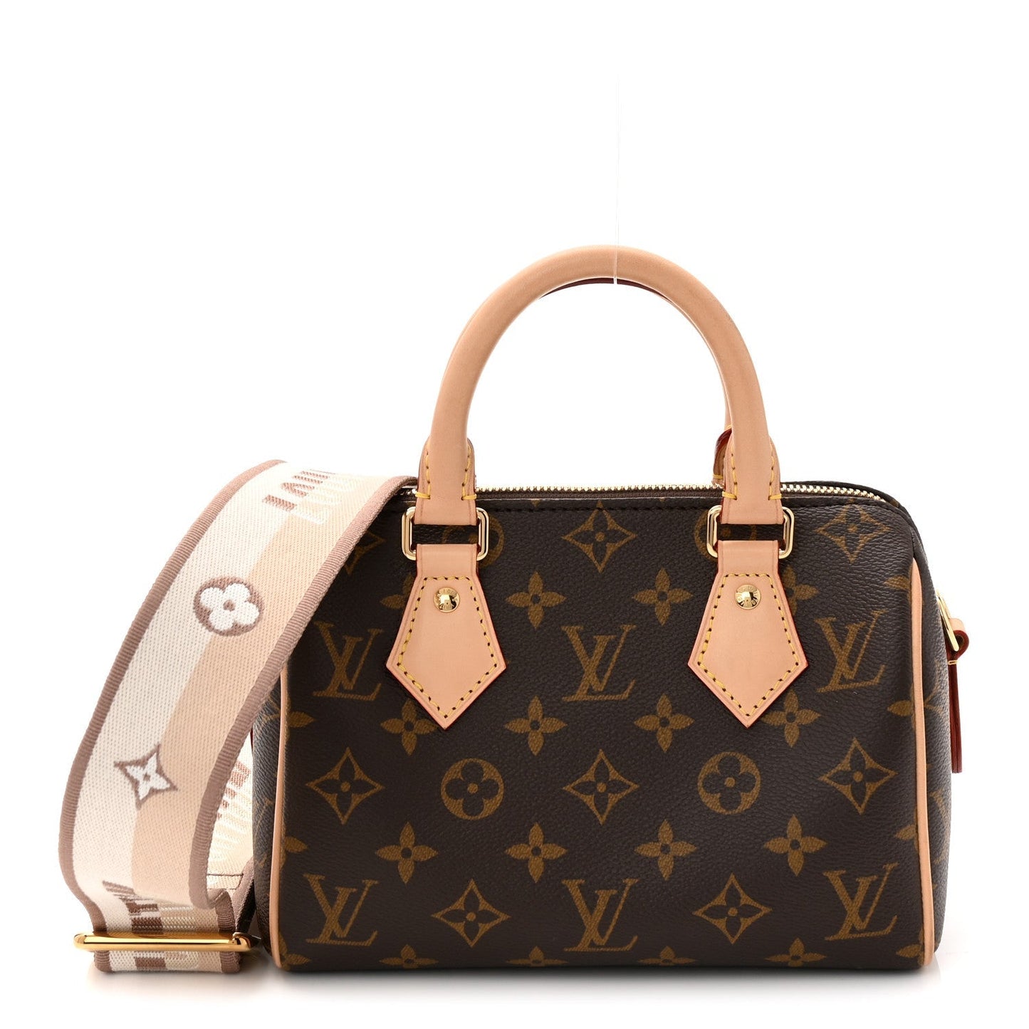 Monogram Speedy Bandouliere 20 Beige