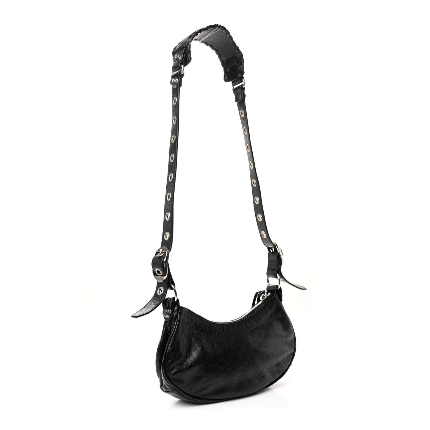 Agneau Arena Le Cagole Shoulder Bag XS Black