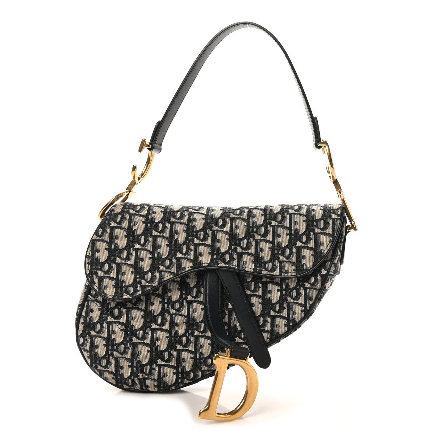 Oblique Saddle Bag Blue