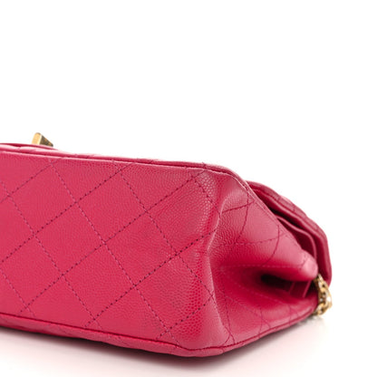 Caviar Quilted 2.55 Reissue 225 Flap Fuchsia