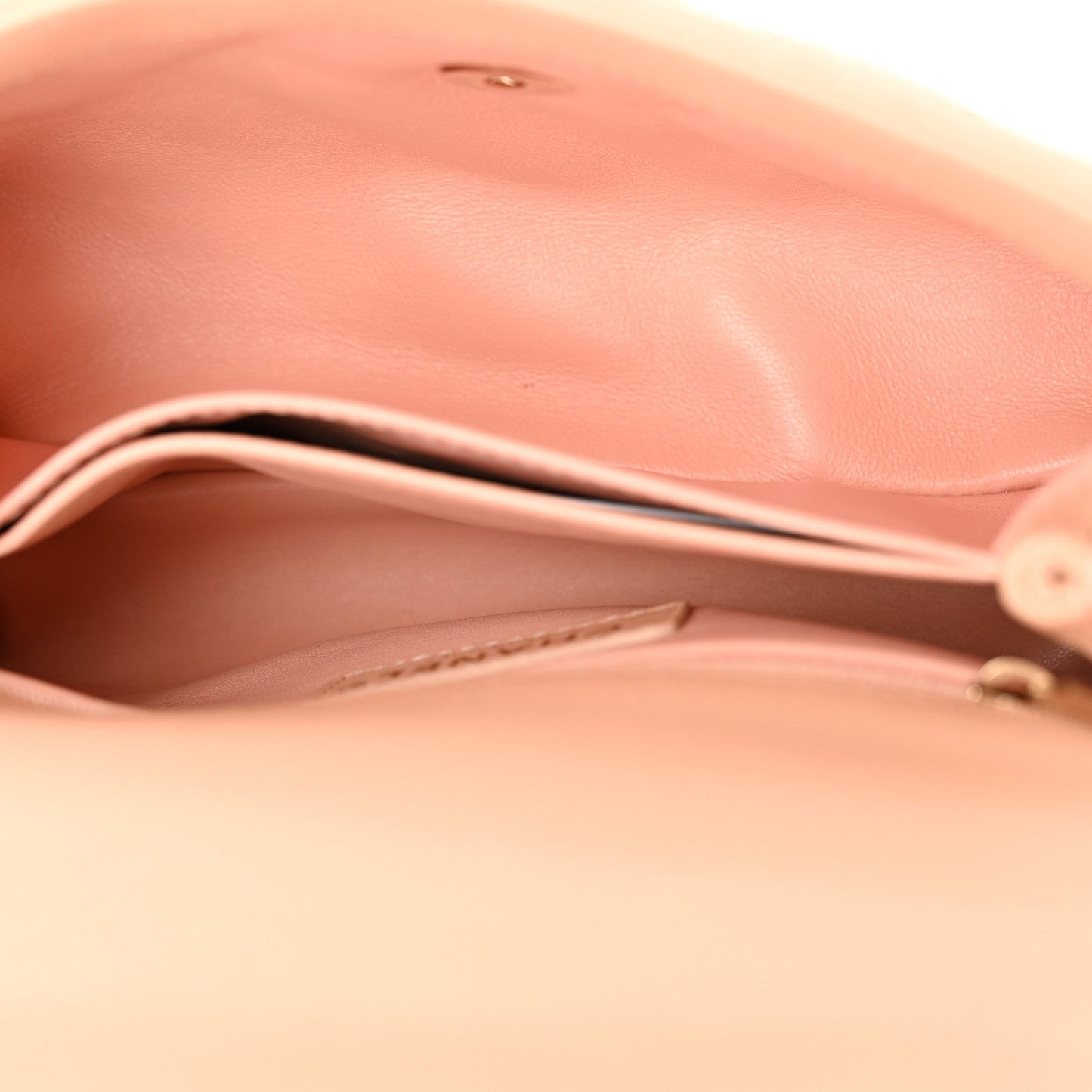 Caviar Quilted Mini Coco Handle Flap Light Pink