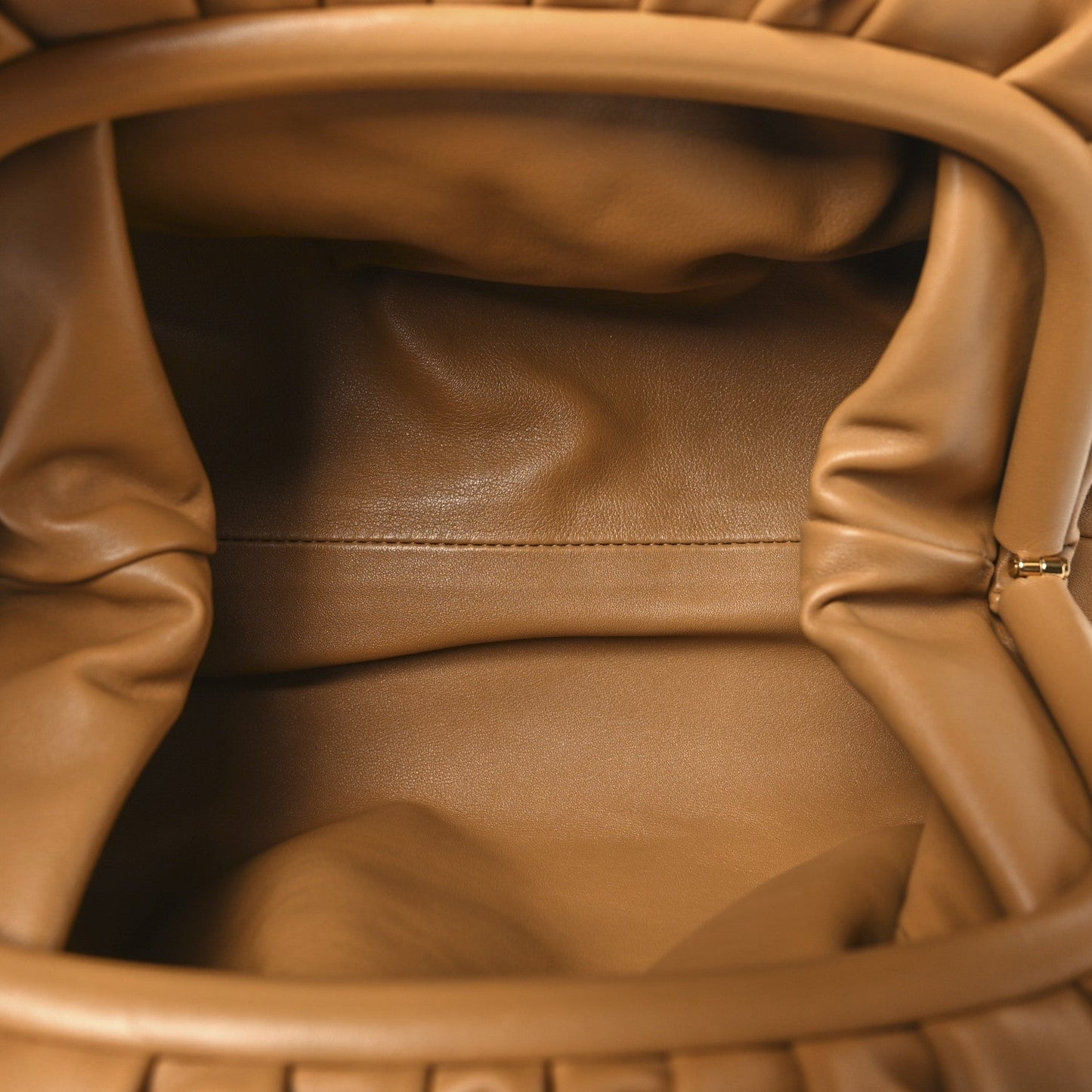 Calfskin Teen Pouch Caramel