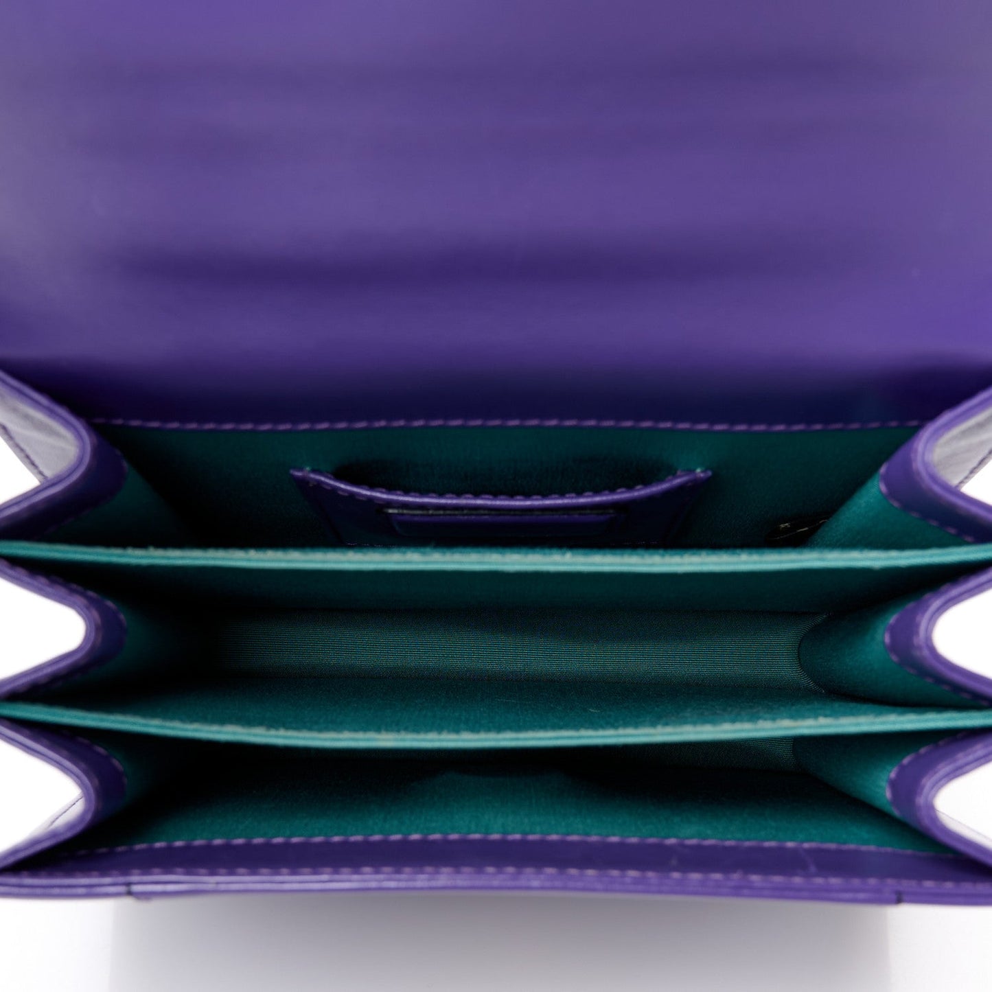 Calfskin Serpenti Forever Top Handle Purple
