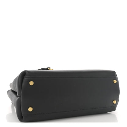Silky Calfskin Small Ciao Ciao Black