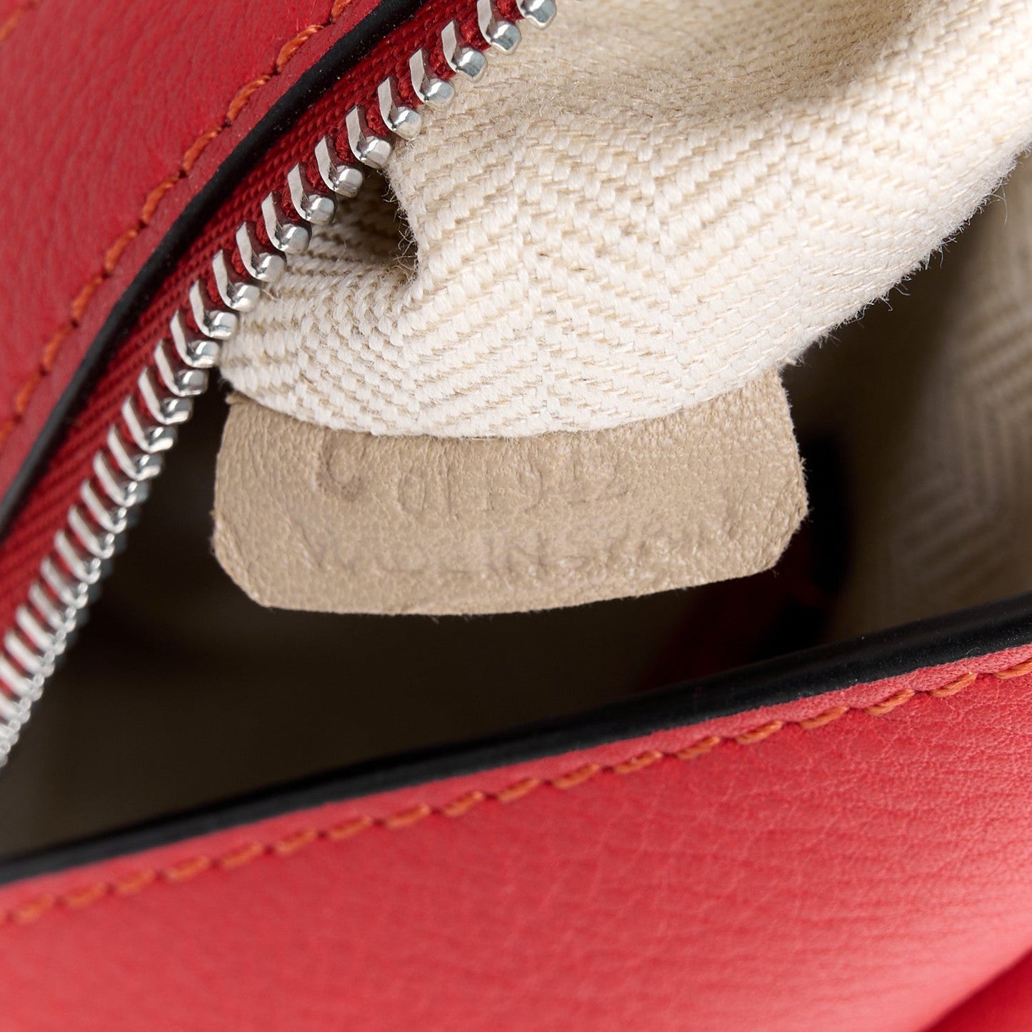 Calfskin Mini Puzzle Bag Pomodoro