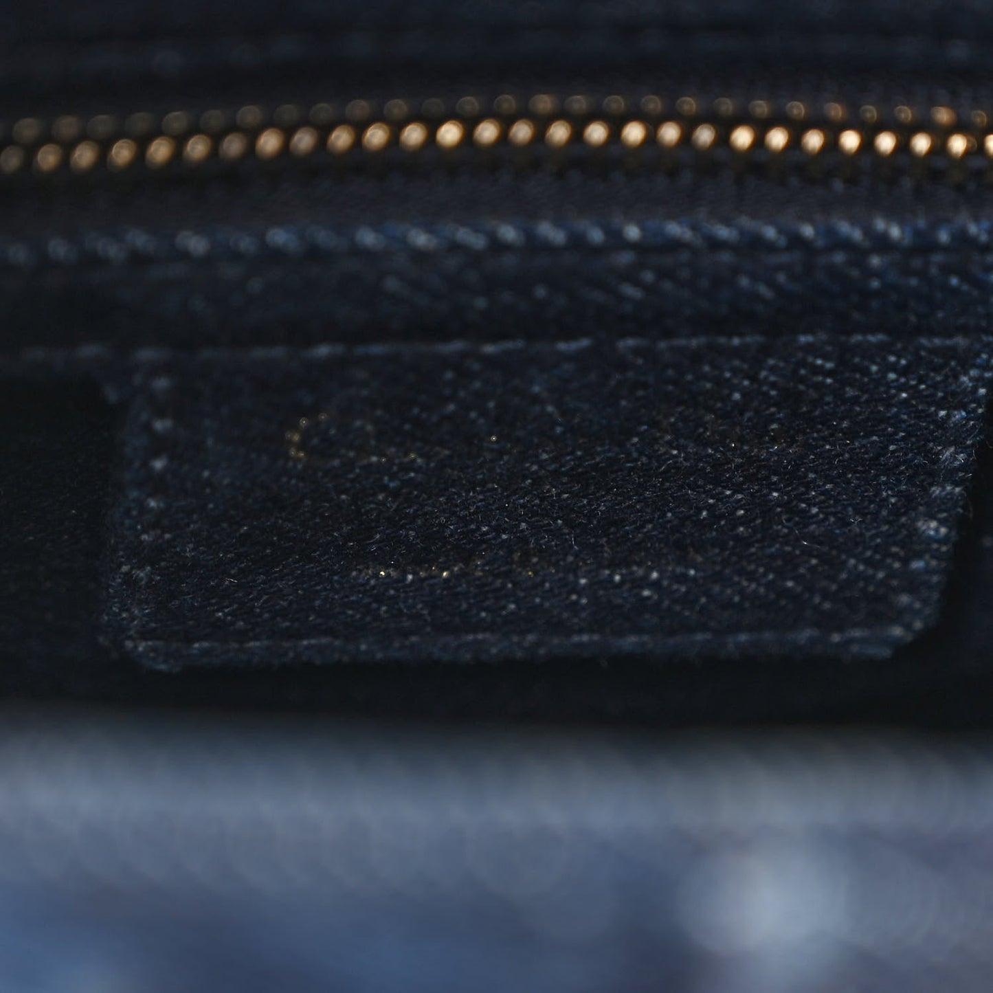 Denim Tie Dye Saddle Bag Blue