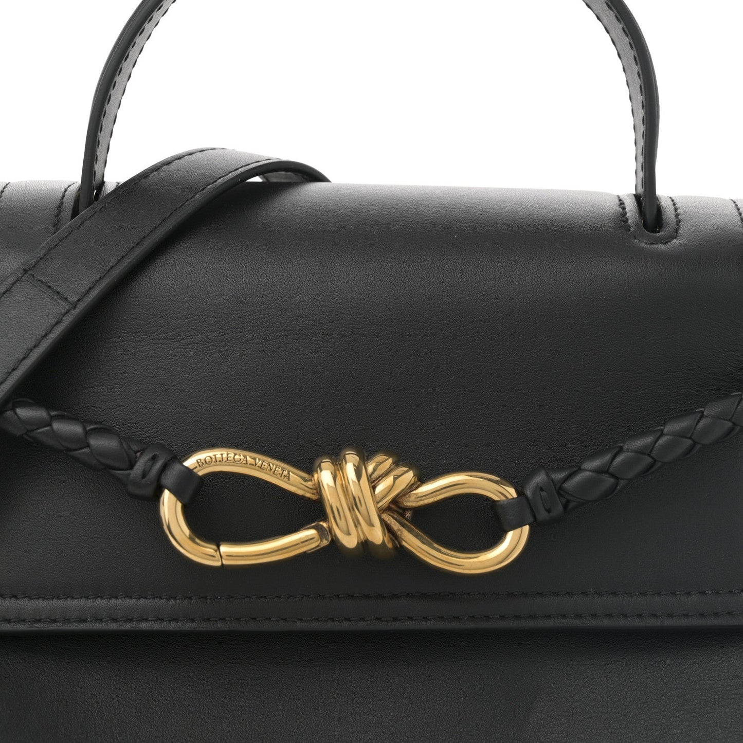 Silky Calfskin Small Ciao Ciao Black