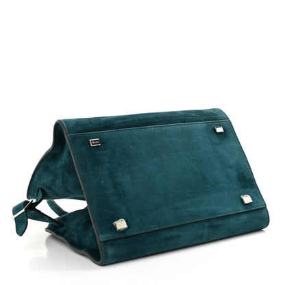 Suede Soft Margaux 10 Bag Teal Green