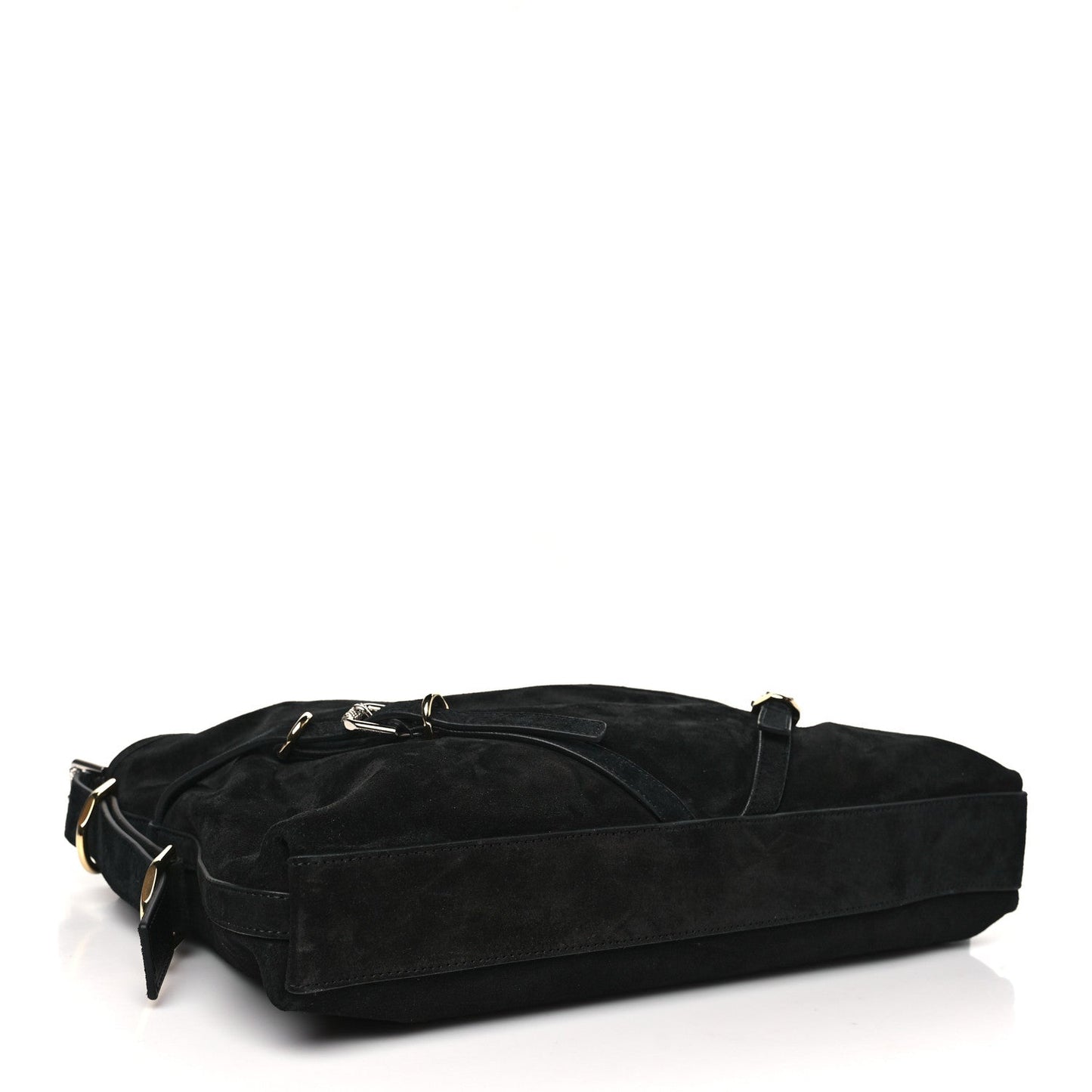 Suede Medium Voyou Bag Black