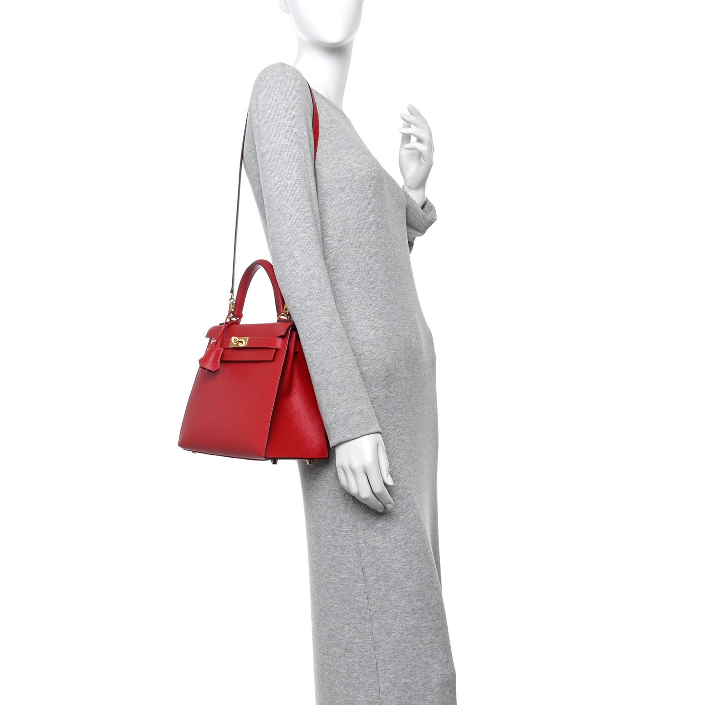Epsom Kelly Sellier 28 Rouge Casaque