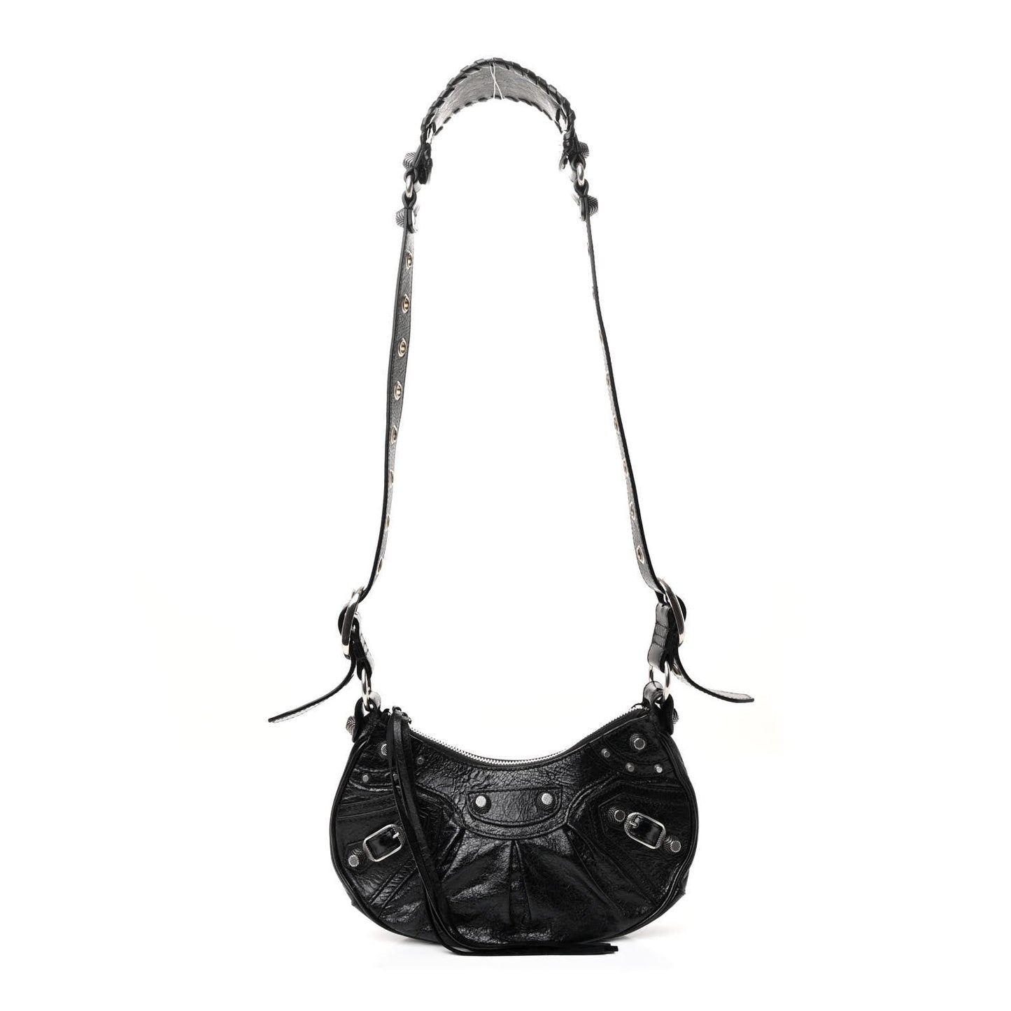 Agneau Arena Le Cagole Shoulder Bag XS Black