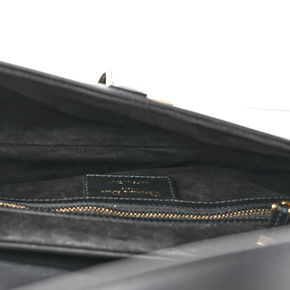 Calfskin Saddle Bag Black