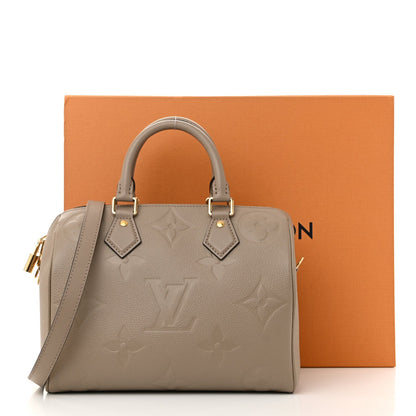 Empreinte Monogram Giant Speedy Bandouliere 25 Tourterelle