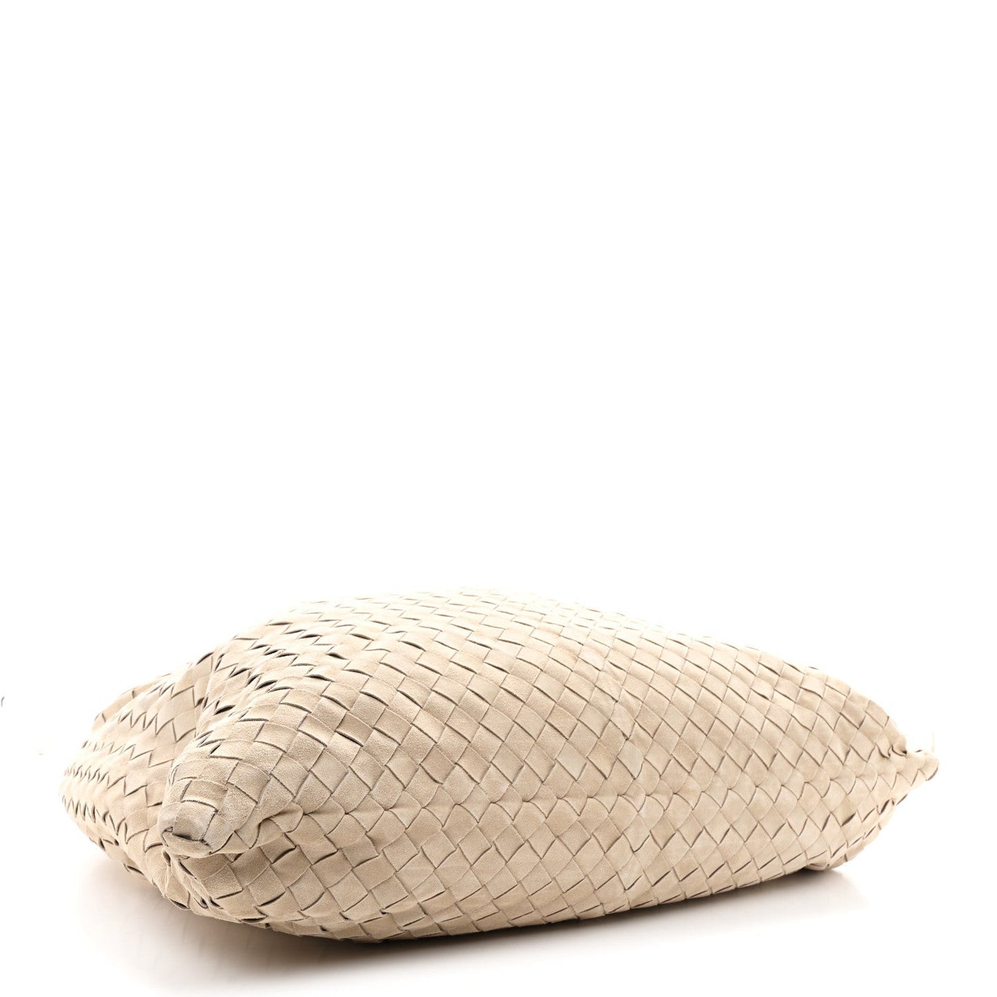 Suede Intrecciato Large Hop Ecru