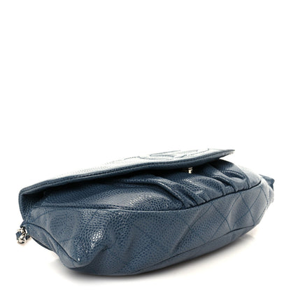 Caviar Half Moon Wallet On Chain WOC Blue