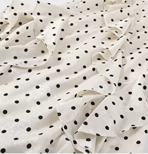 Chic Women Dress Spaghetti Straps Polka Dots Ruffle Birthday Party Outfits Seaside Dress Travel Dress    D5050