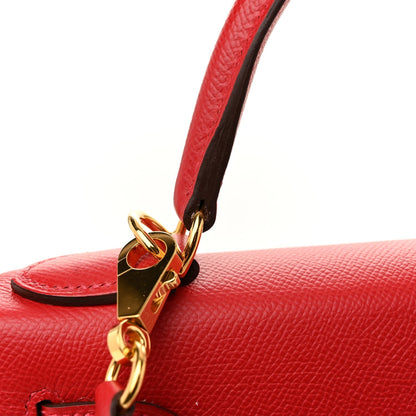 Epsom Kelly Sellier 28 Rouge Casaque