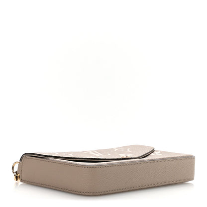 Empreinte Monogram Giant Felicie Pochette Tourterelle Creme