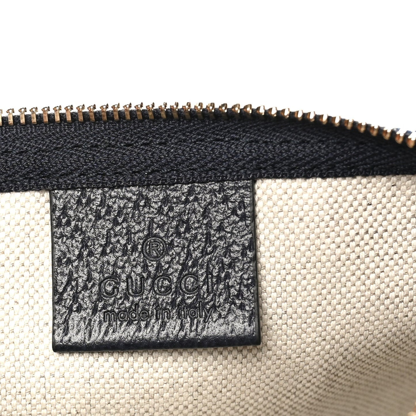Denim GG Monogram Web Small Giglio Tote Blue White