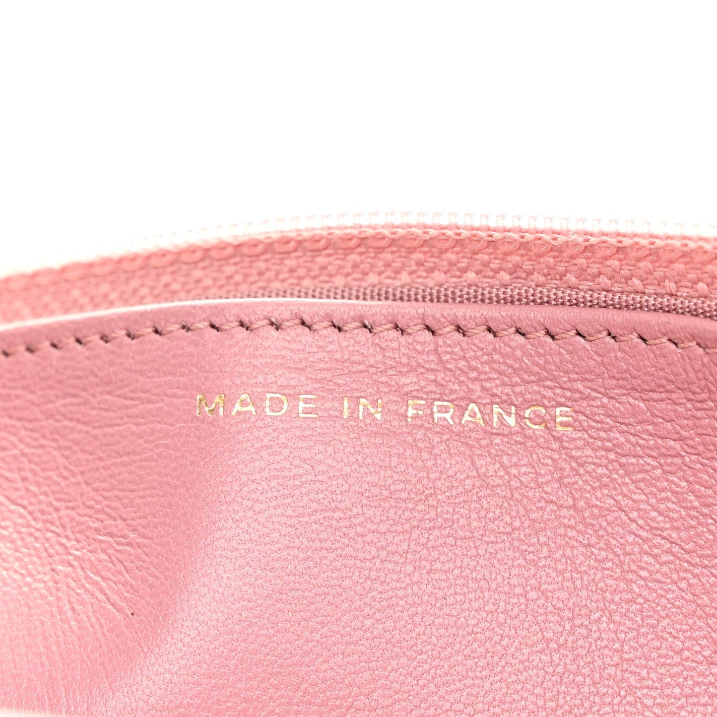 Metallic Lambskin Quilted Boy Wallet On Chain WOC Pink