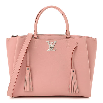 Calfskin Lockmeto Rose Poudre