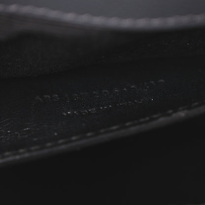 Grain De Poudre Textured Mixed Matelasse Triquilt Medium Monogram Satchel Dark Smog