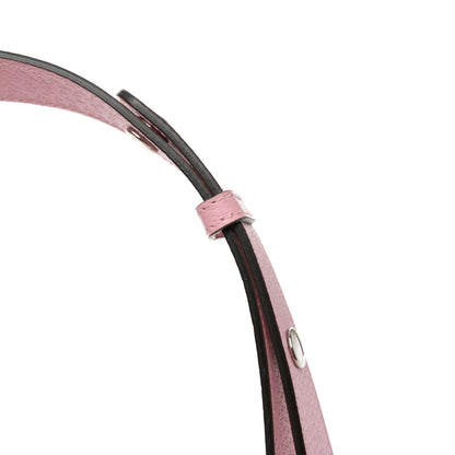 GG Crystal Coated Canvas Monogram Web Small Attache Shoulder Bag Pink