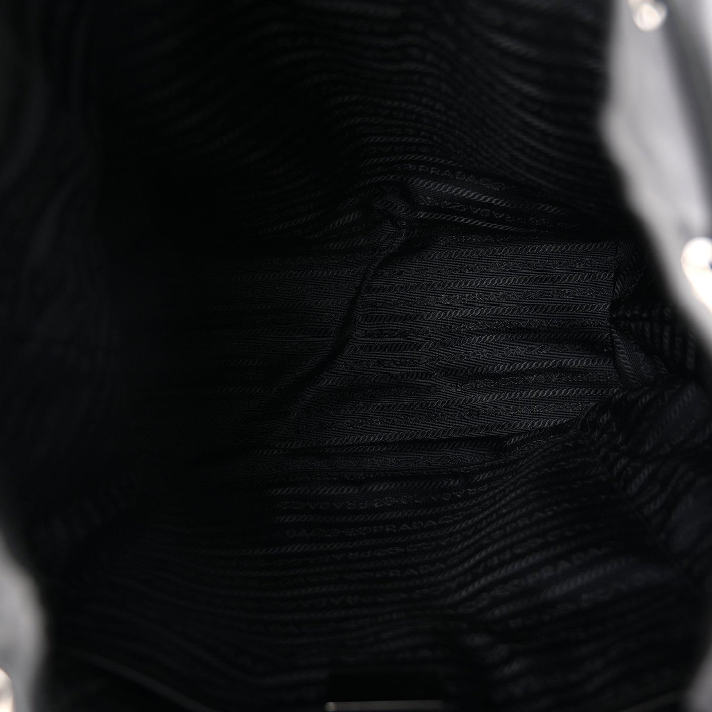 Tessuto Nylon Saffiano Medium Backpack Black