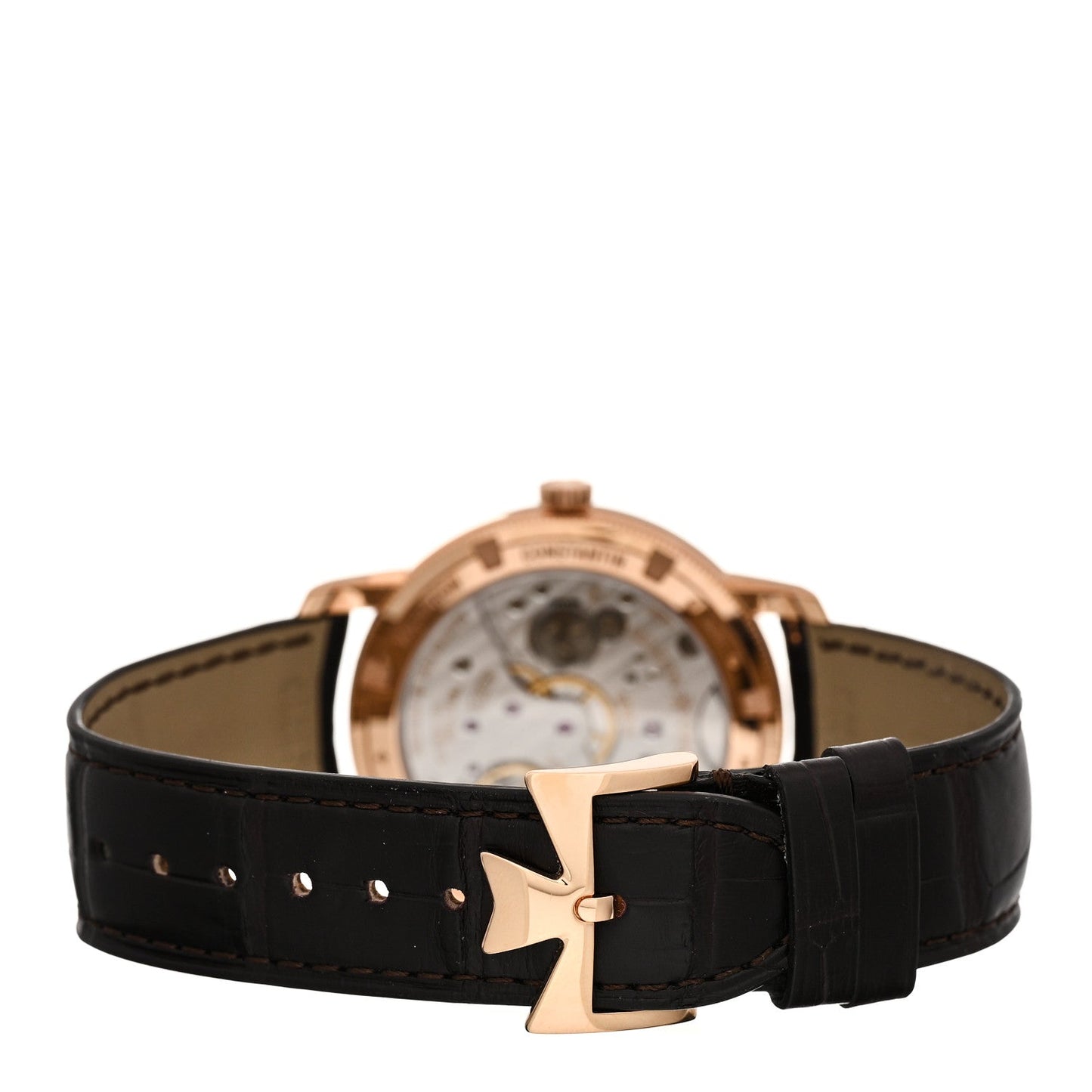 18K Pink Gold Alligator 38mm Patrimony Traditionnelle Manual Winding Watch 82172/000R-9382