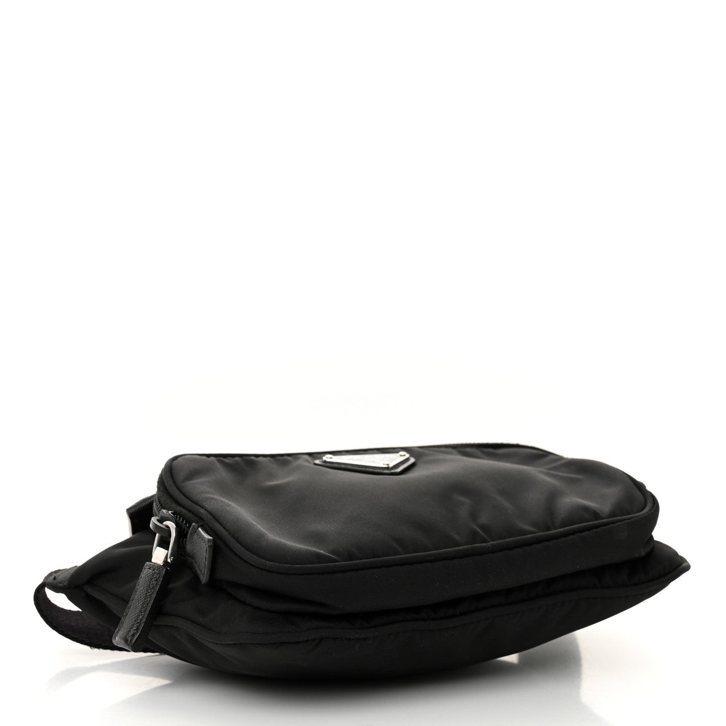 Re-Nylon Saffiano Belt Bag Black