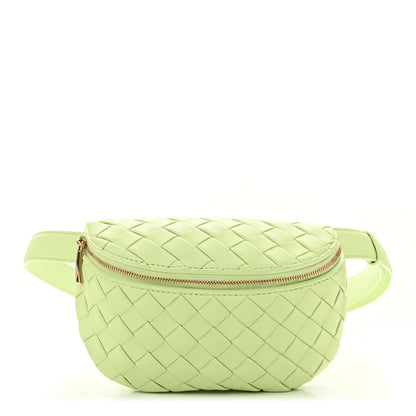 Nappa Intrecciato Belt Bag Fennel