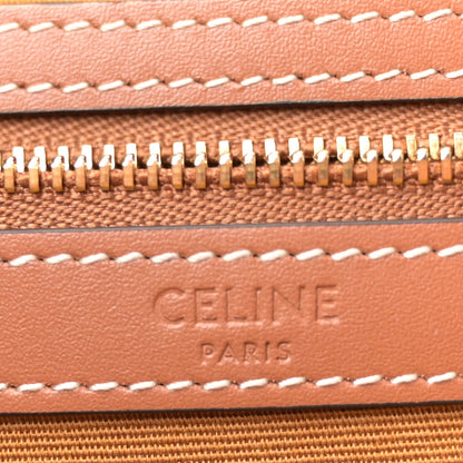 Triomphe Canvas Calfskin Medium Cabas Bag Grege