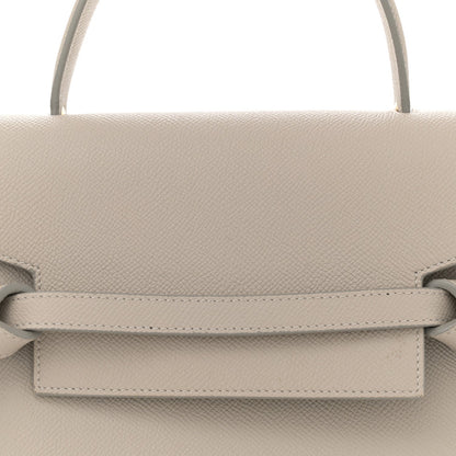 Grained Calfskin Micro Belt Bag Light Taupe