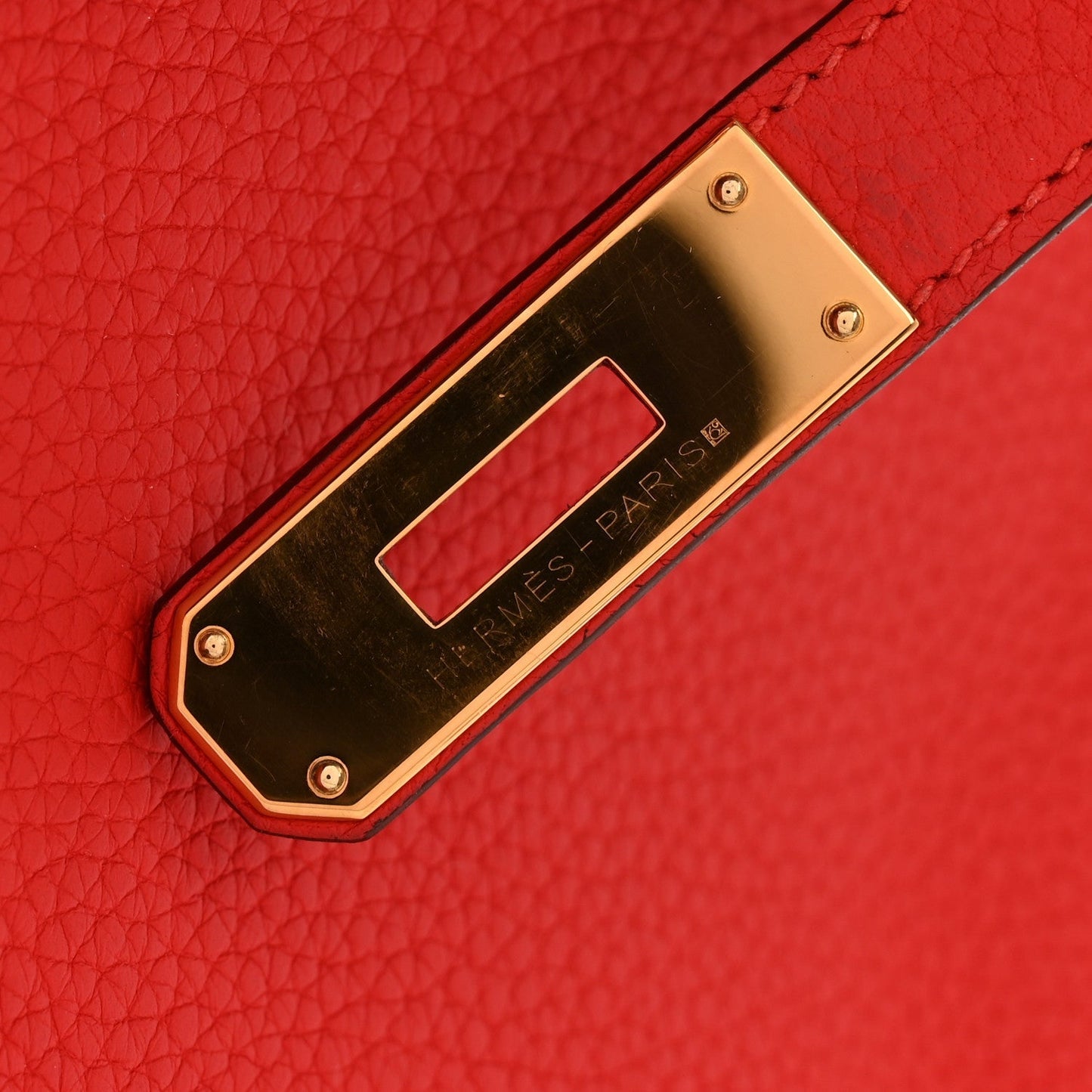 Togo Birkin 30 Rouge Tomate