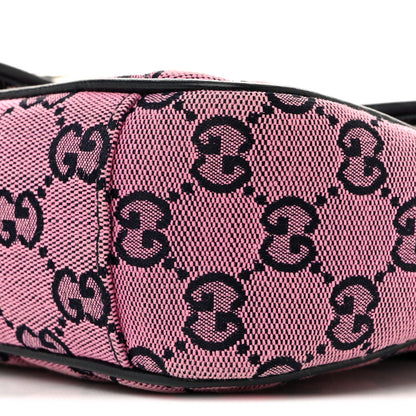 Monogram Multicolor Matelasse Diagonal Small GG Marmont Shoulder Bag Pink Blue
